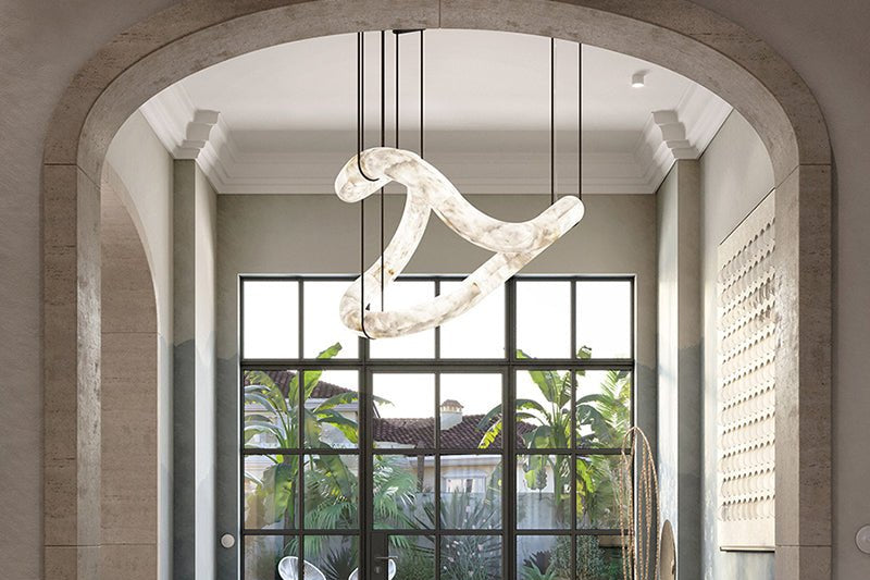 Alabaster Chandelier - Blushlighting