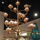 Luxury Branch Flower Chandelier in Gold for Living Room Staircase and Bedroom Lighting-Chandeliers-Blushlighting