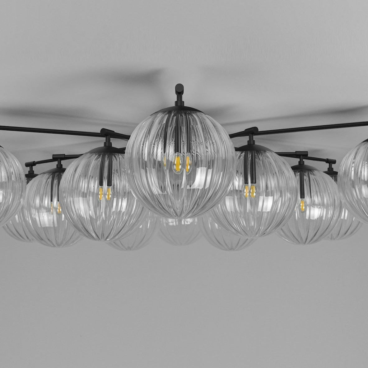 Orion Oval Flush Mount Base Chandelier Ø47.8″