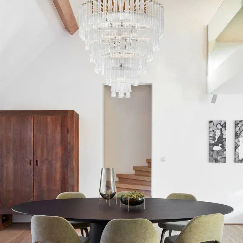 9 Light 20" Wide LED Lorelei Round Tiered Chandelier in Black Chain use for dining room American chandelier