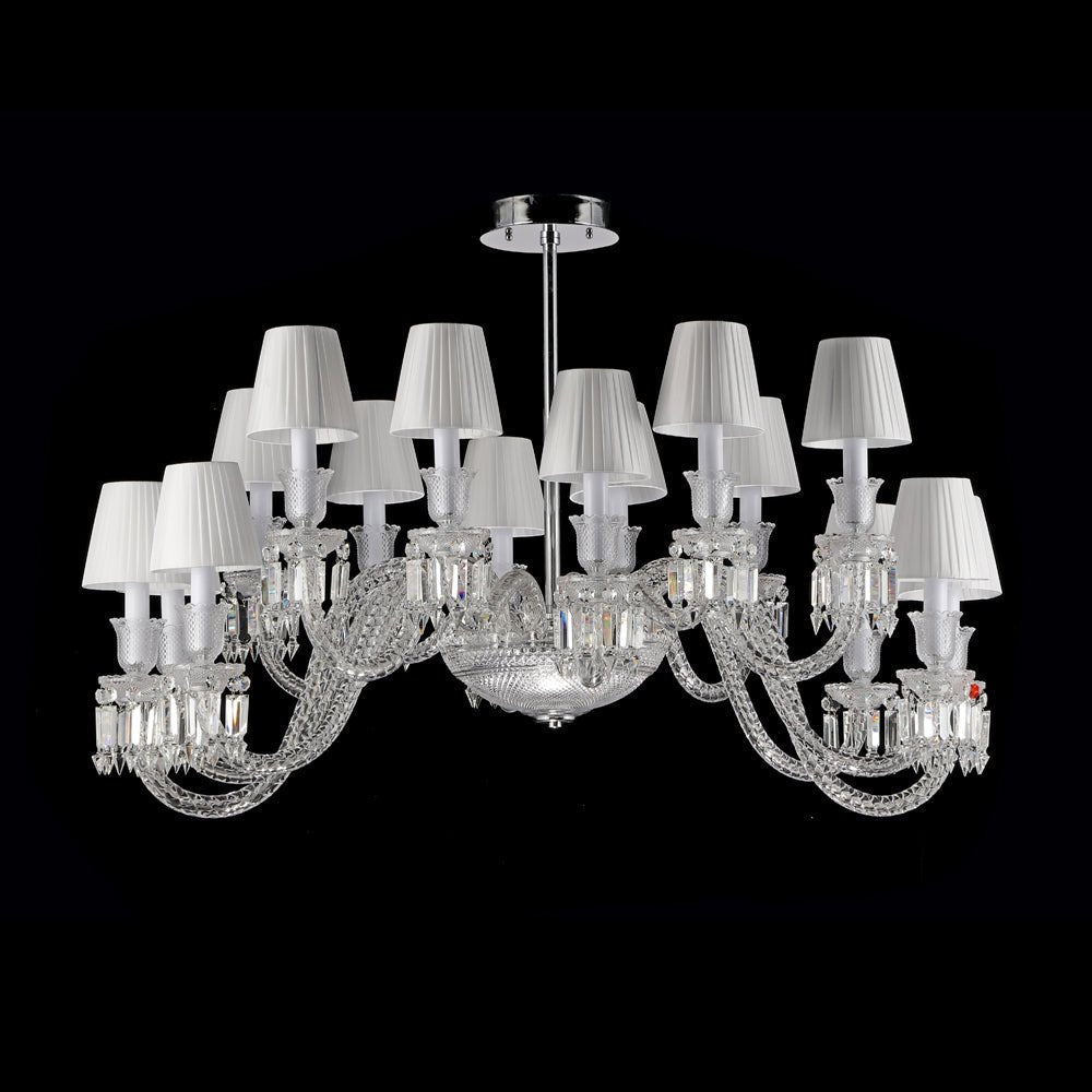 16 Lights Oval Lighting with Lampshades - Blushlighting