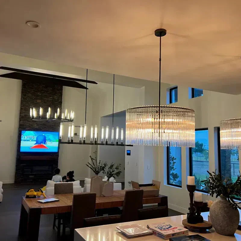 Cannel Round Chandelier 36"48''60''72''