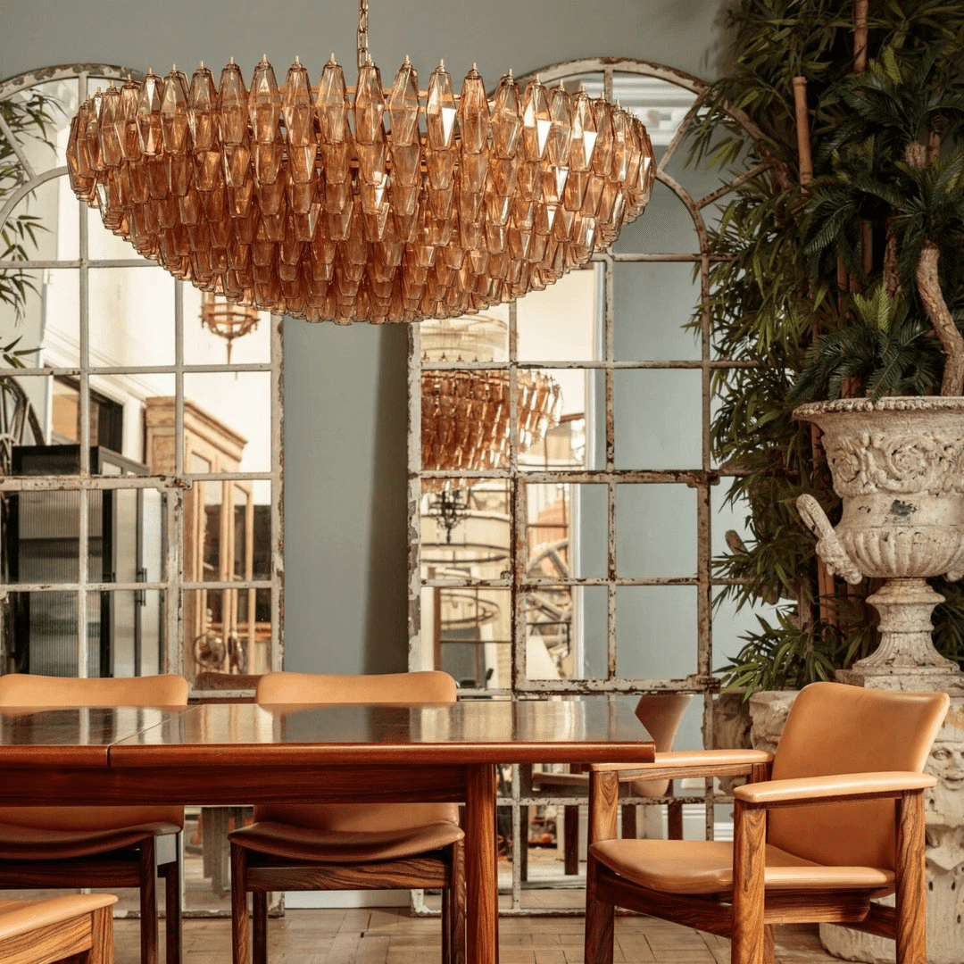 Amber Sorrento Chandelier - Vakkerlight