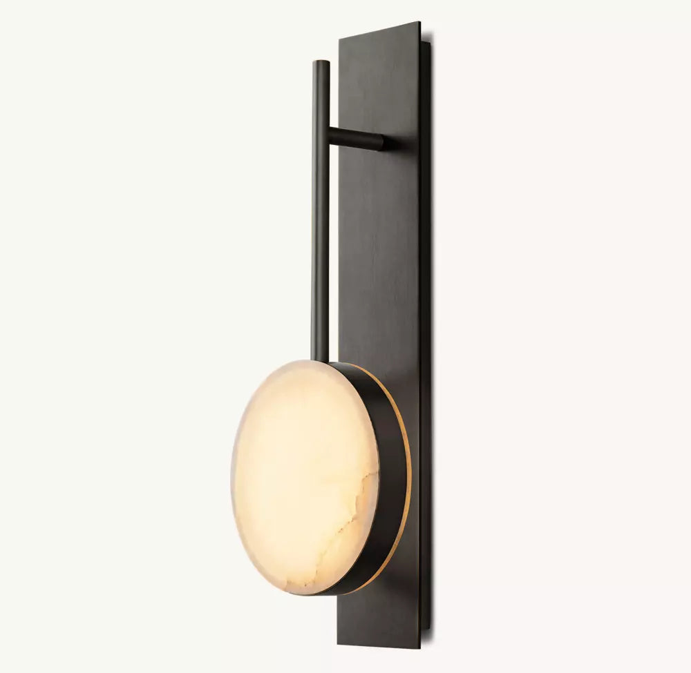 Alexande Alabaster Sconce 18"
