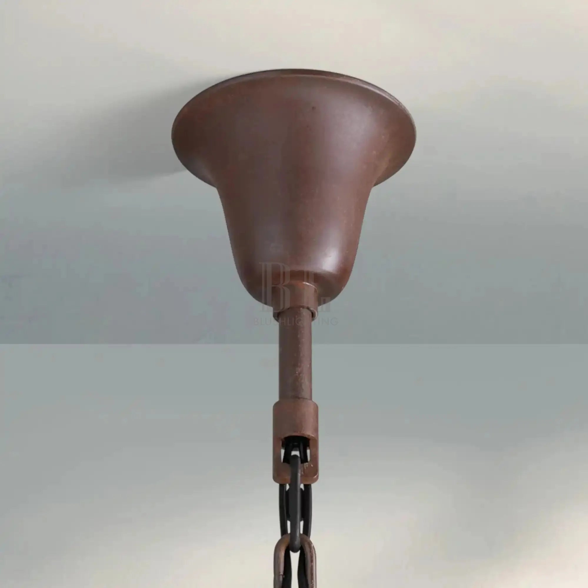 19th C. Rococa Iron & Crystal Round Chandelier 101"-