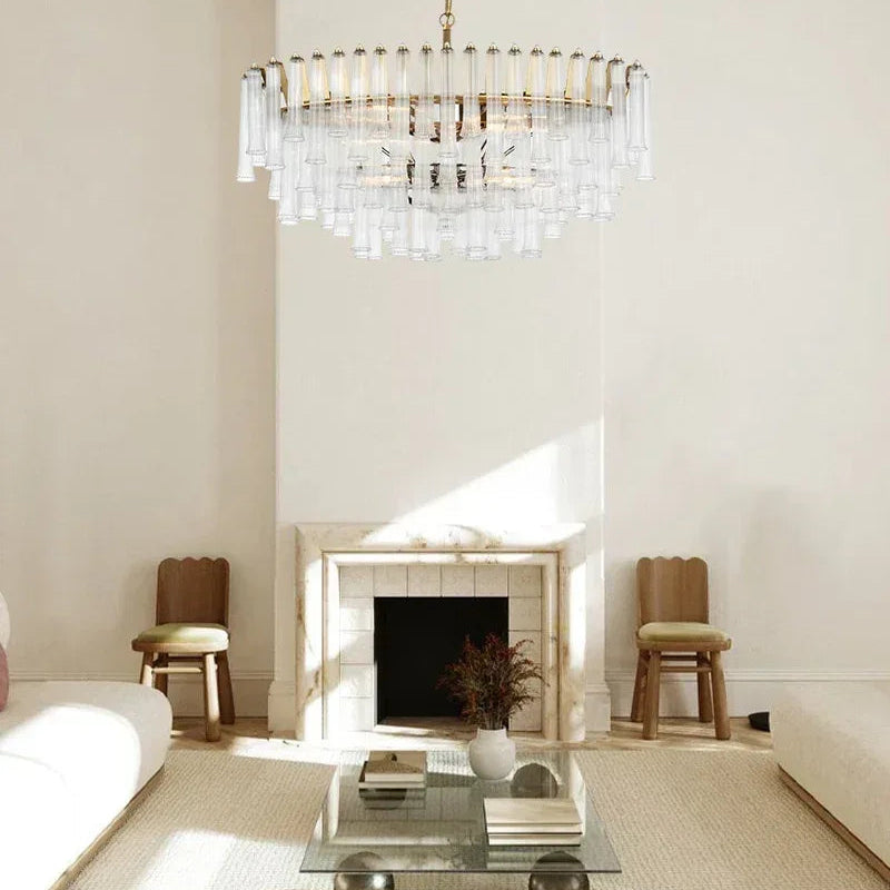 9 Light 20" Wide LED Lorelei Round Tiered Chandelier in Black Chain use for dining room American chandelier