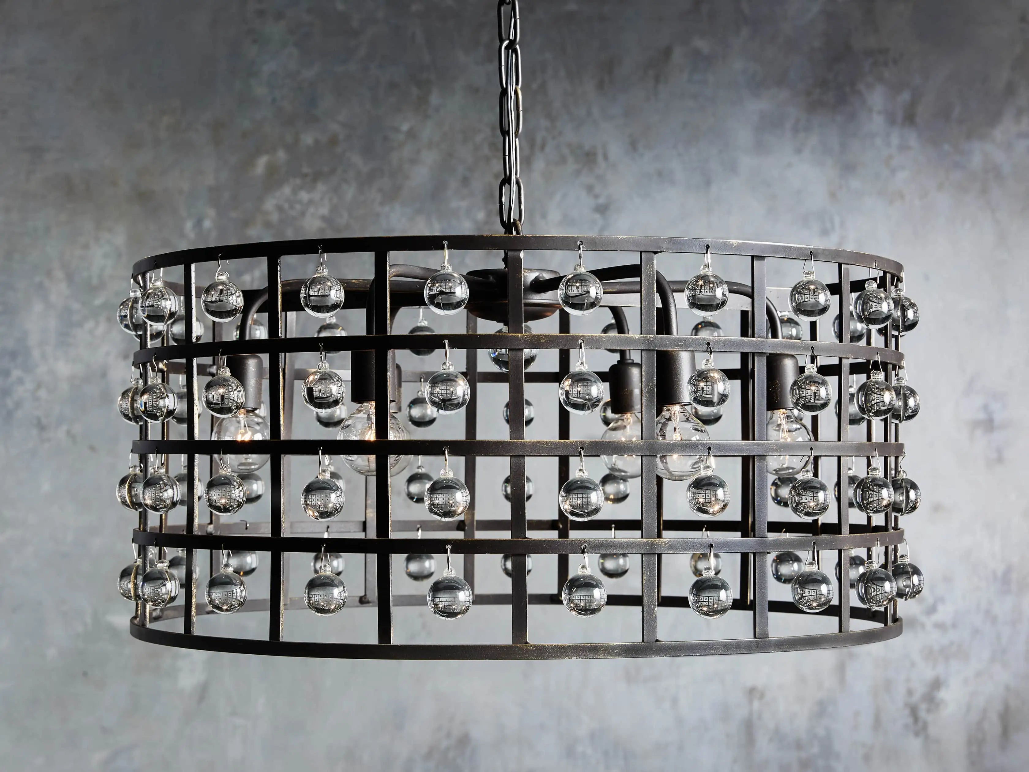 La Cage Round Chandelier 6/8/12 Light