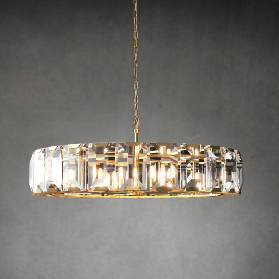 Harlew Crystal Round Chandelier 19''31''43''60''