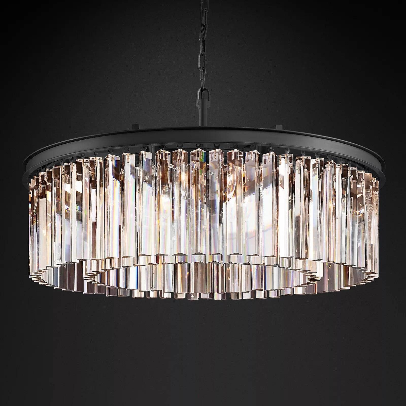 RhysBU Round Chandelier 32"