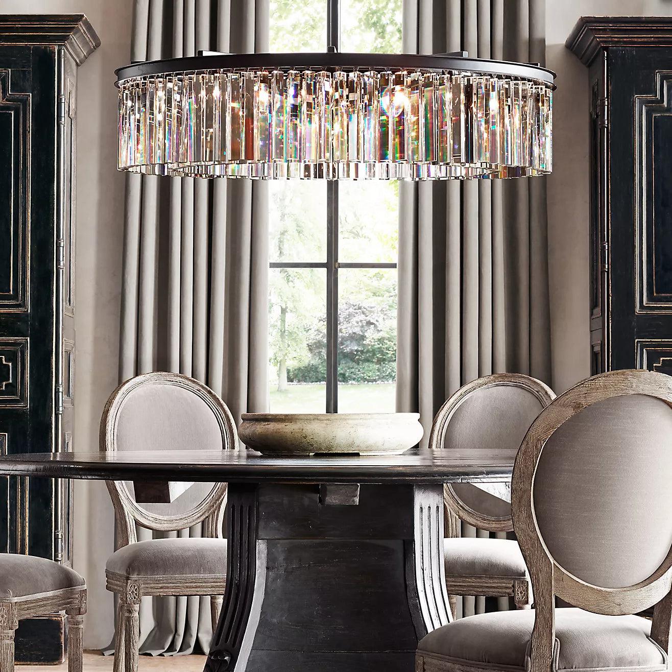 RhysBU Round Chandelier 32"