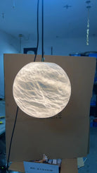 Alabaster Spherical Pendant Light-Blushlighting