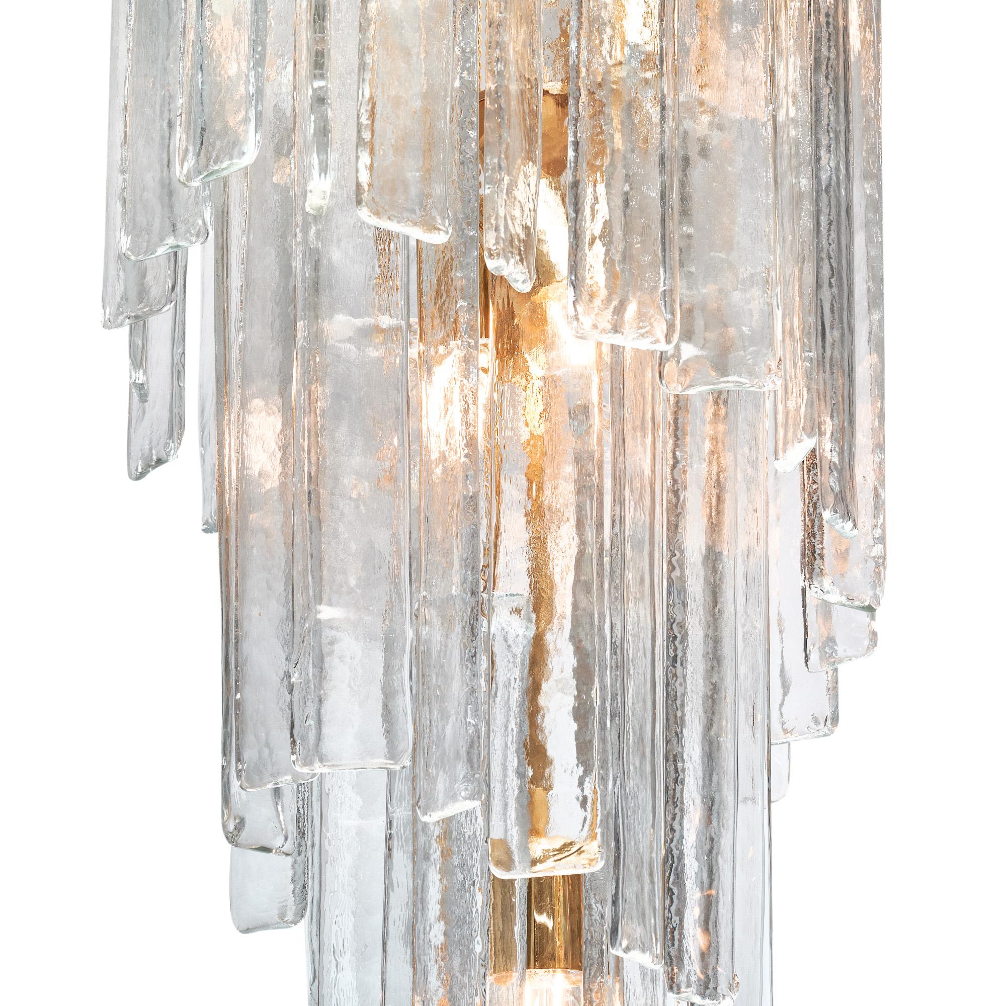 Fenwater Crystal Falls Chandelier - Blushlighting