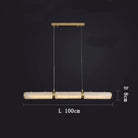 Modern Linear Alabaster Chandelier, Chandelier Over Dining Table-Pendant Light-Blushlighting