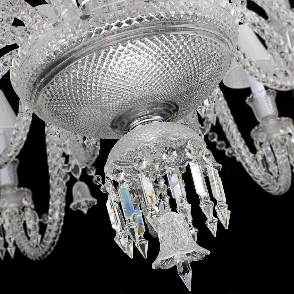 36 Lights Baccarat Crystal Chandelier - Blushlighting