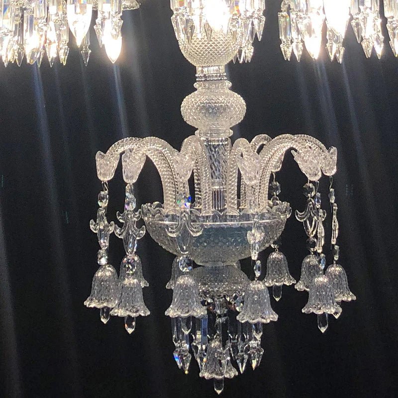 36 Lights Solstice Chandelier Clear Big Lighting - Blushlighting