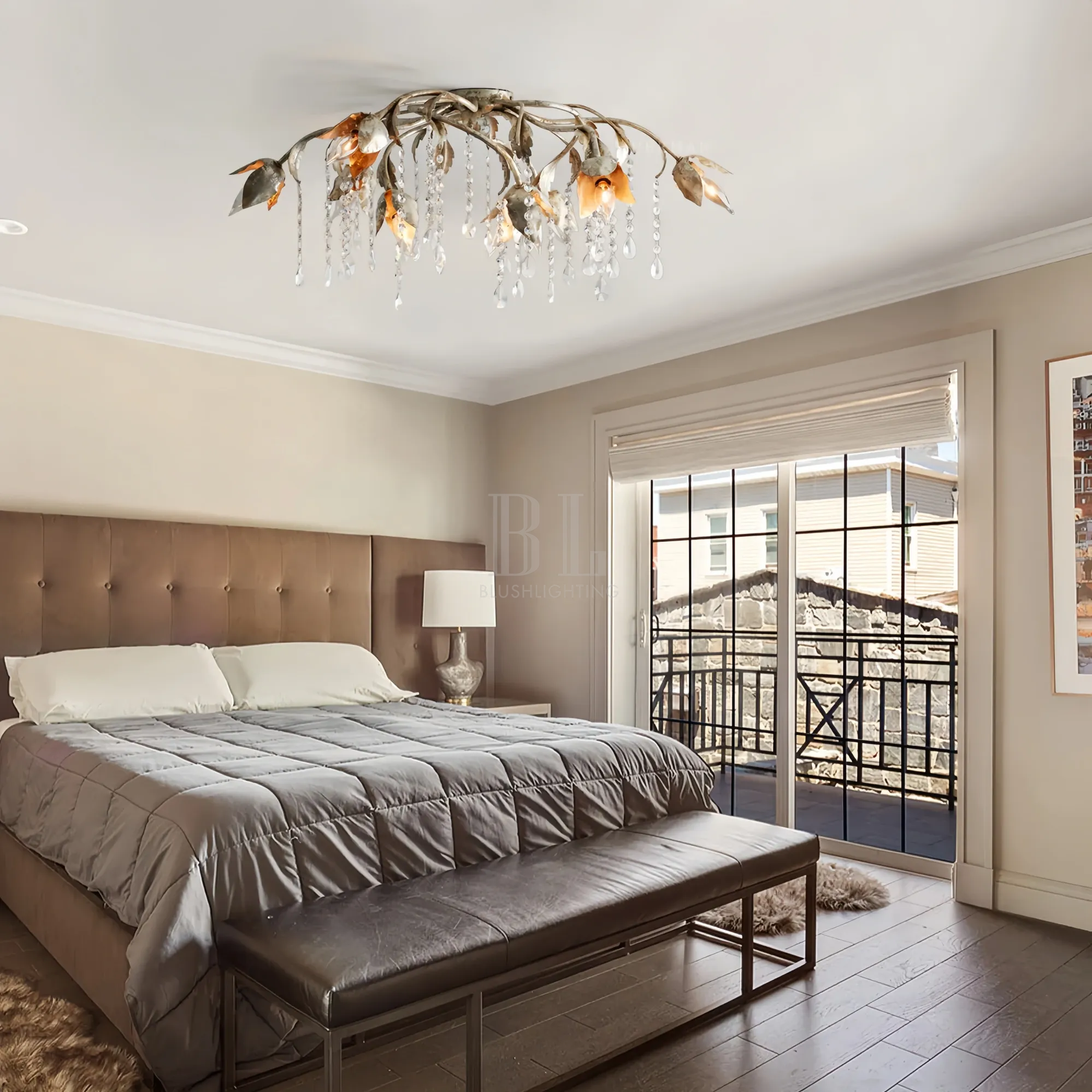 Viticcia Flushmount 24''32''-Lighting-Blushlighting