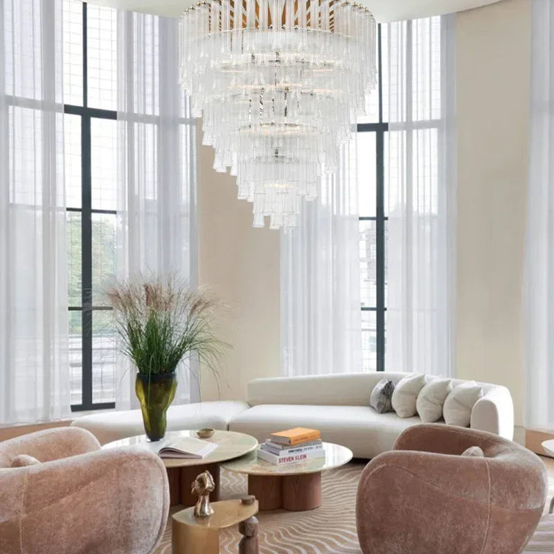 9 Light 20" Wide LED Lorelei Round Tiered Chandelier in Black Chain use for dining room American chandelier