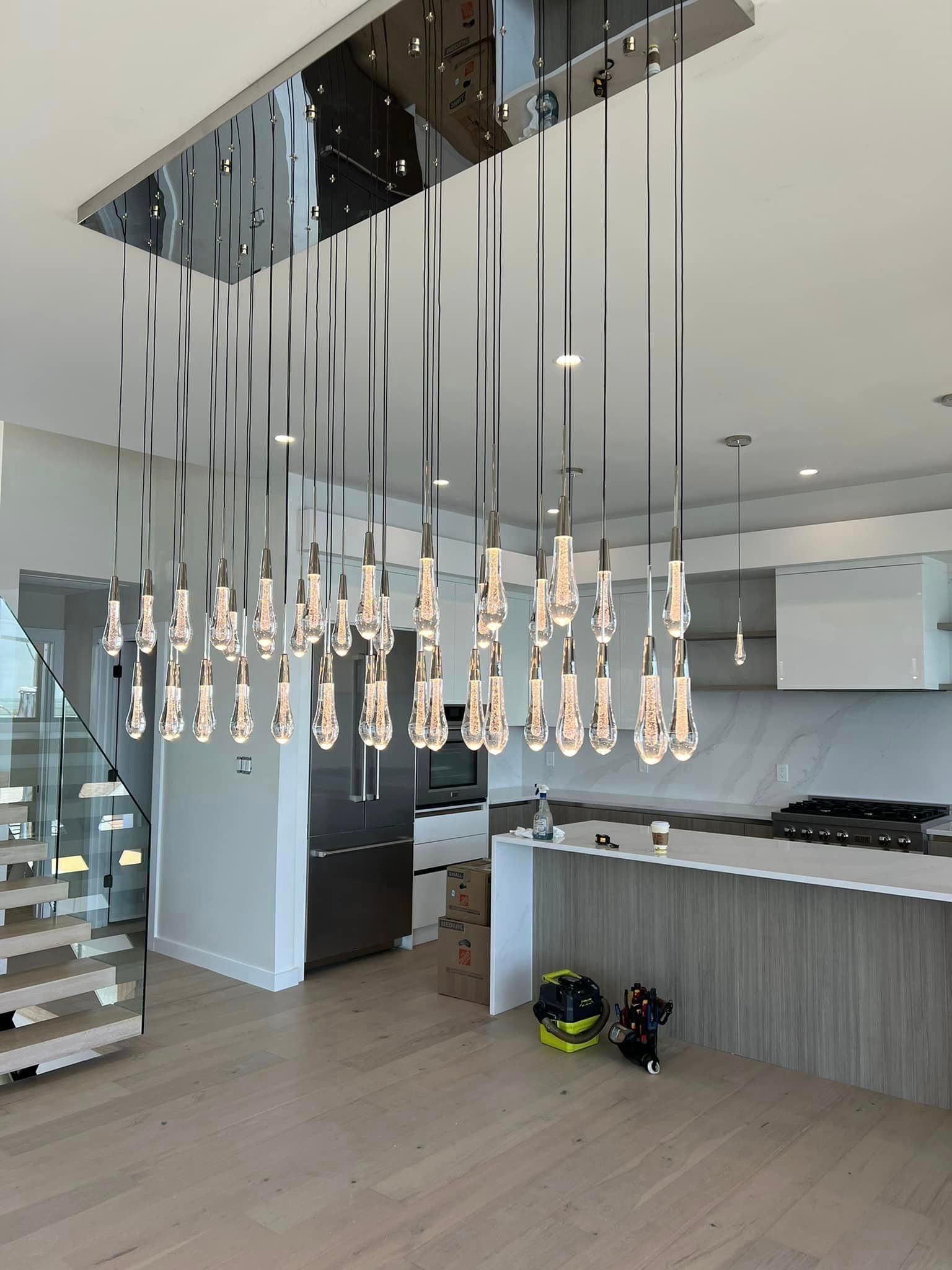 SBUtaire Linear Chandelier 37"50"70"87"120"
