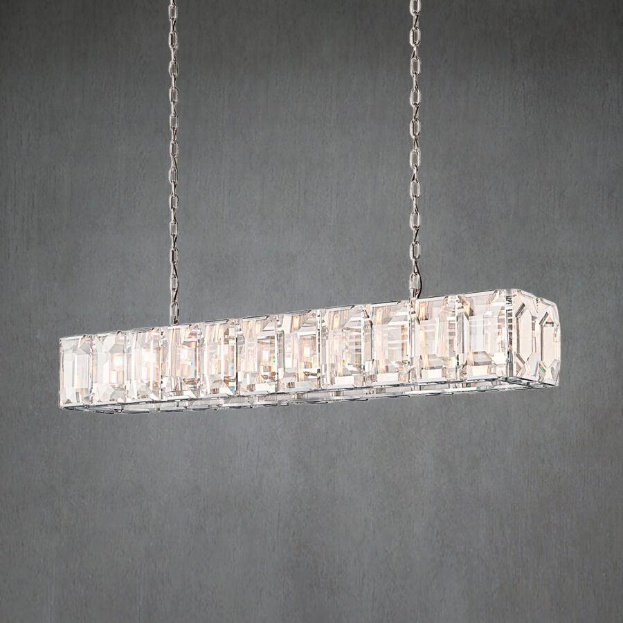 Harlew Crystal Rectangular Chandelier42''54''62''74"