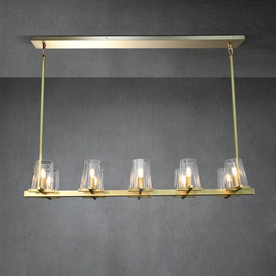 Paricia Glass Linear Chandelier 49", 60"