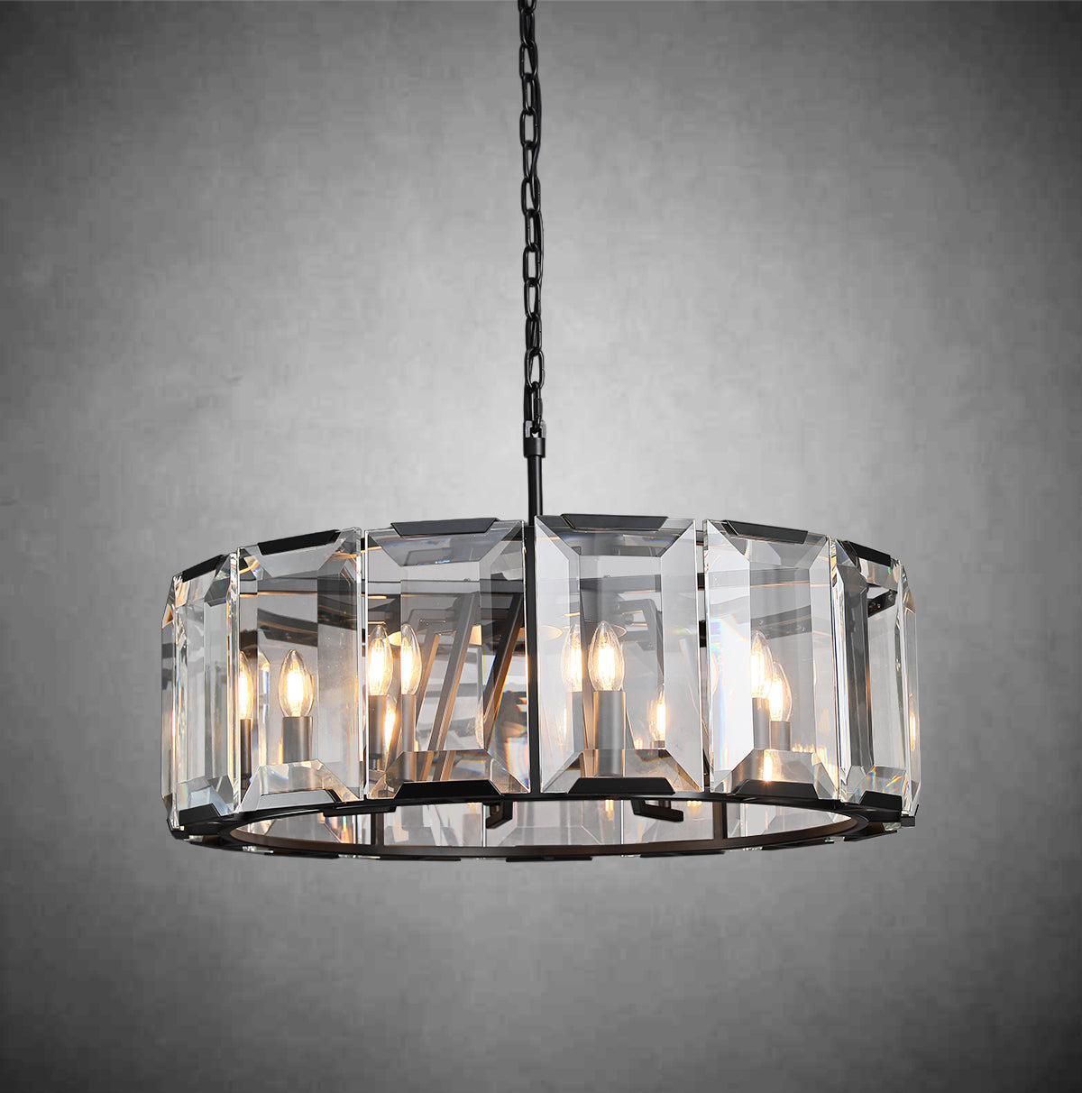 Harlew Crystal Round Chandelier 19''31''43''60''