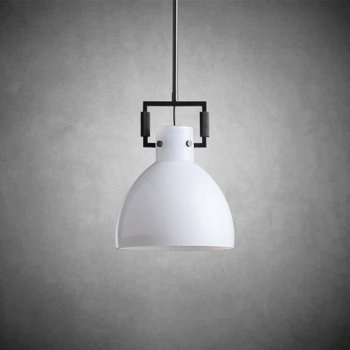 Machine Milk Glass Cloche Pendant 10"14"18"