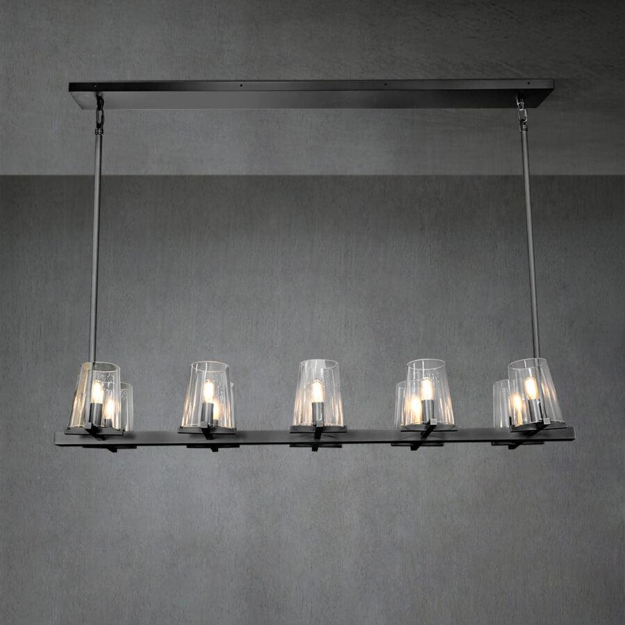 Paricia Glass Linear Chandelier 49", 60"
