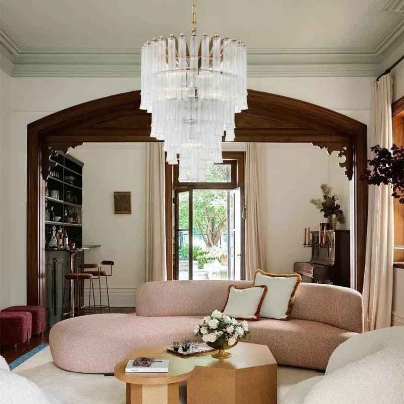 9 Light 20" Wide LED Lorelei Round Tiered Chandelier in Black Chain use for dining room American chandelier