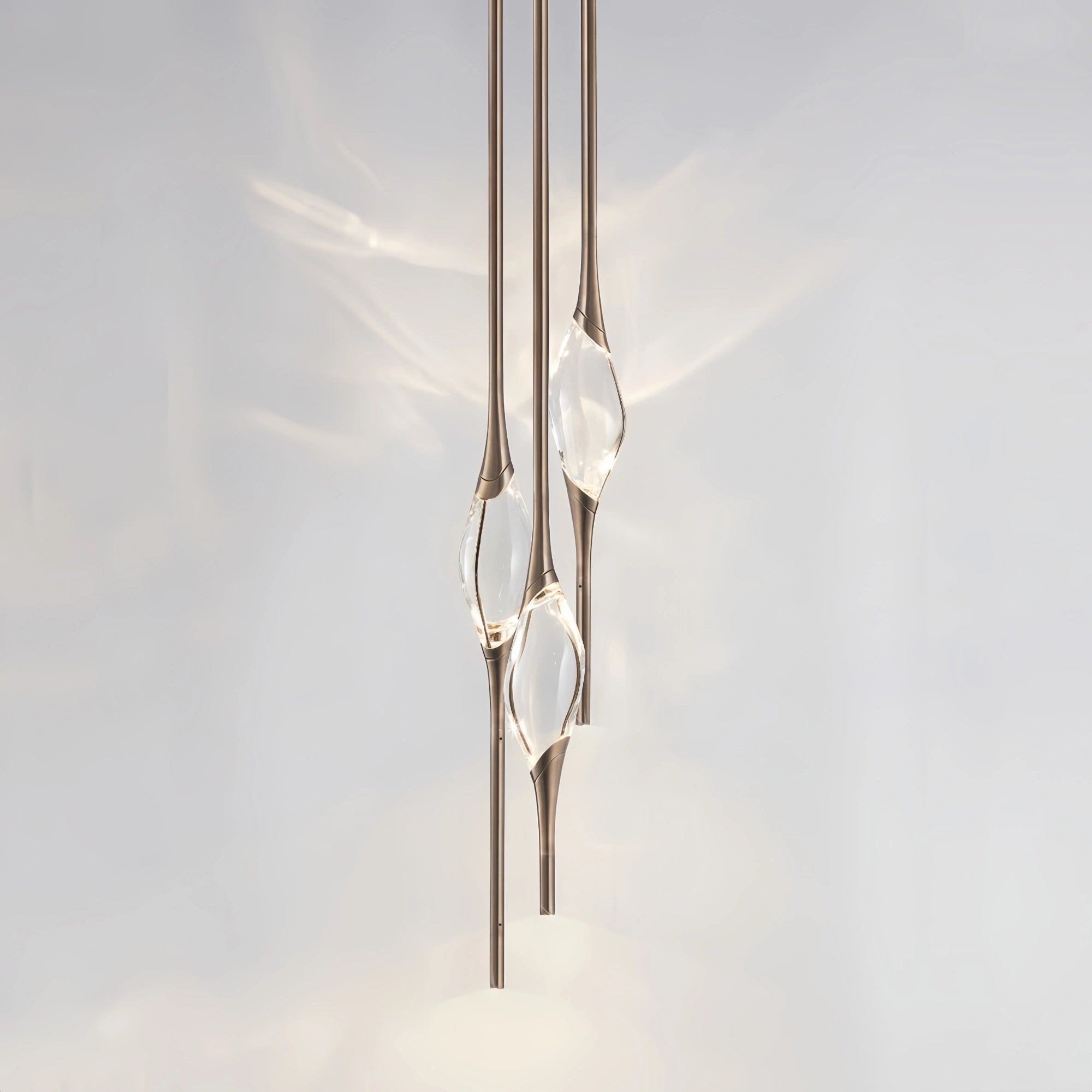 Il Pezzo 12 Round Chandelier 3-Light-Bronze-Blushlighting