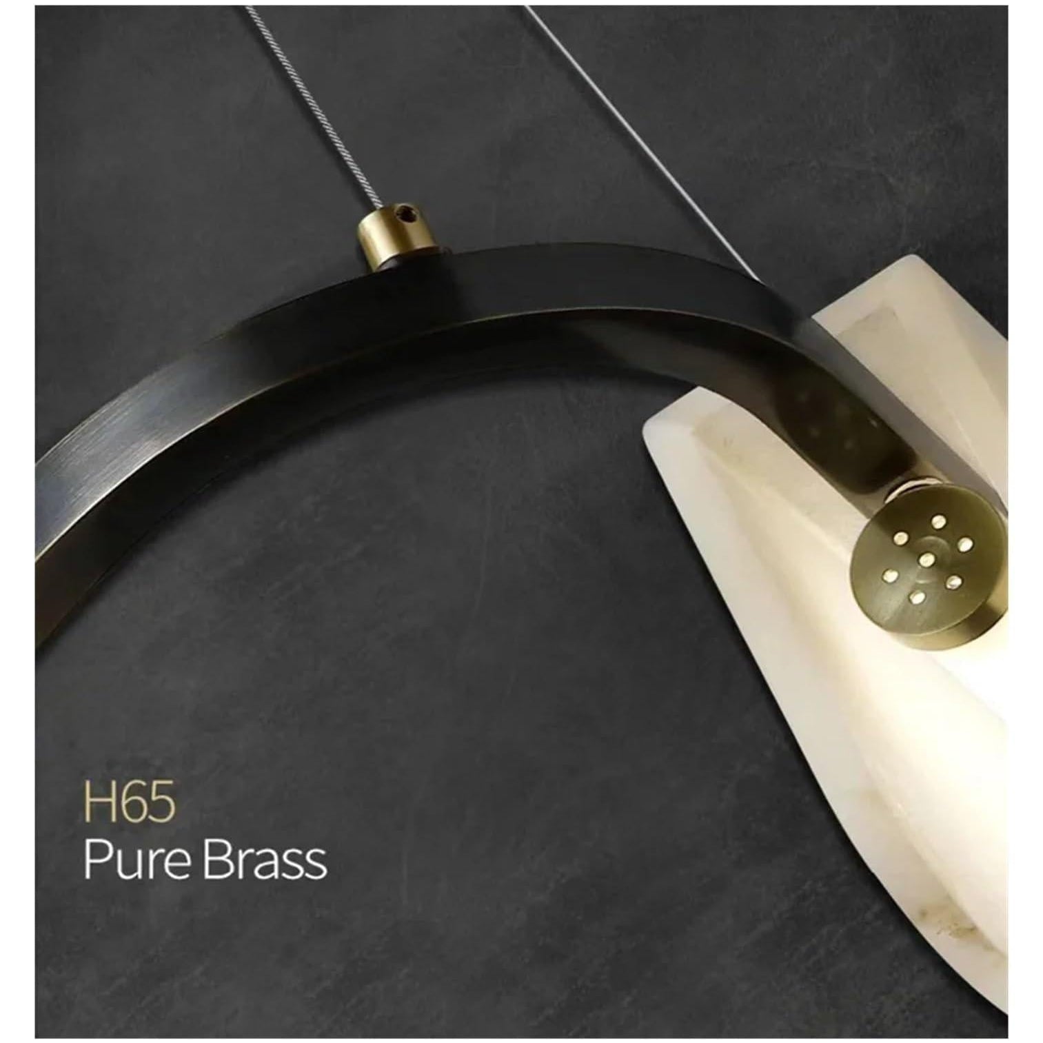 Alabaster Anne Linear Art Chandelier-Blushlighting
