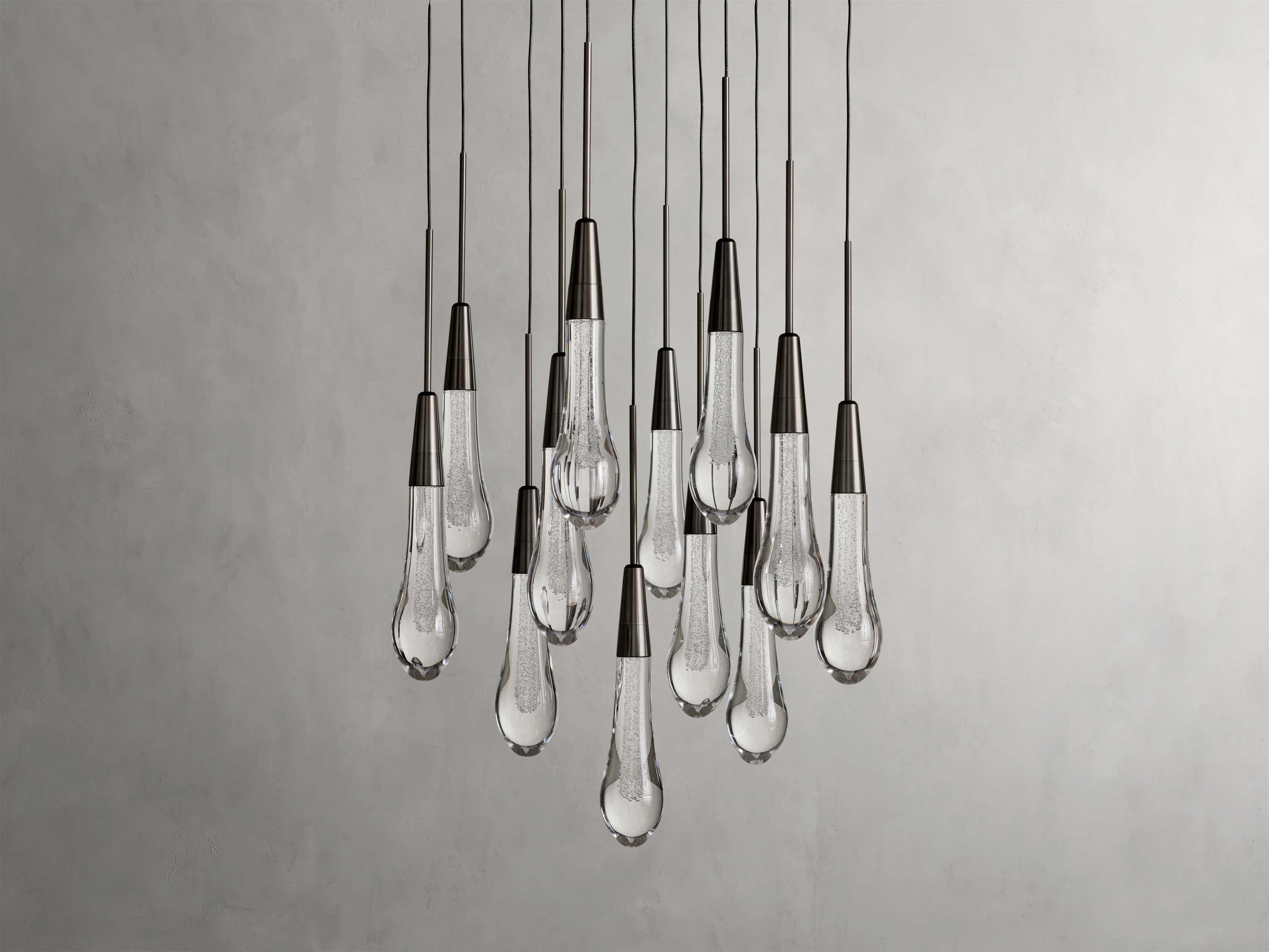 Soltaire Round Chandelier 17" 24" 36“ 58“