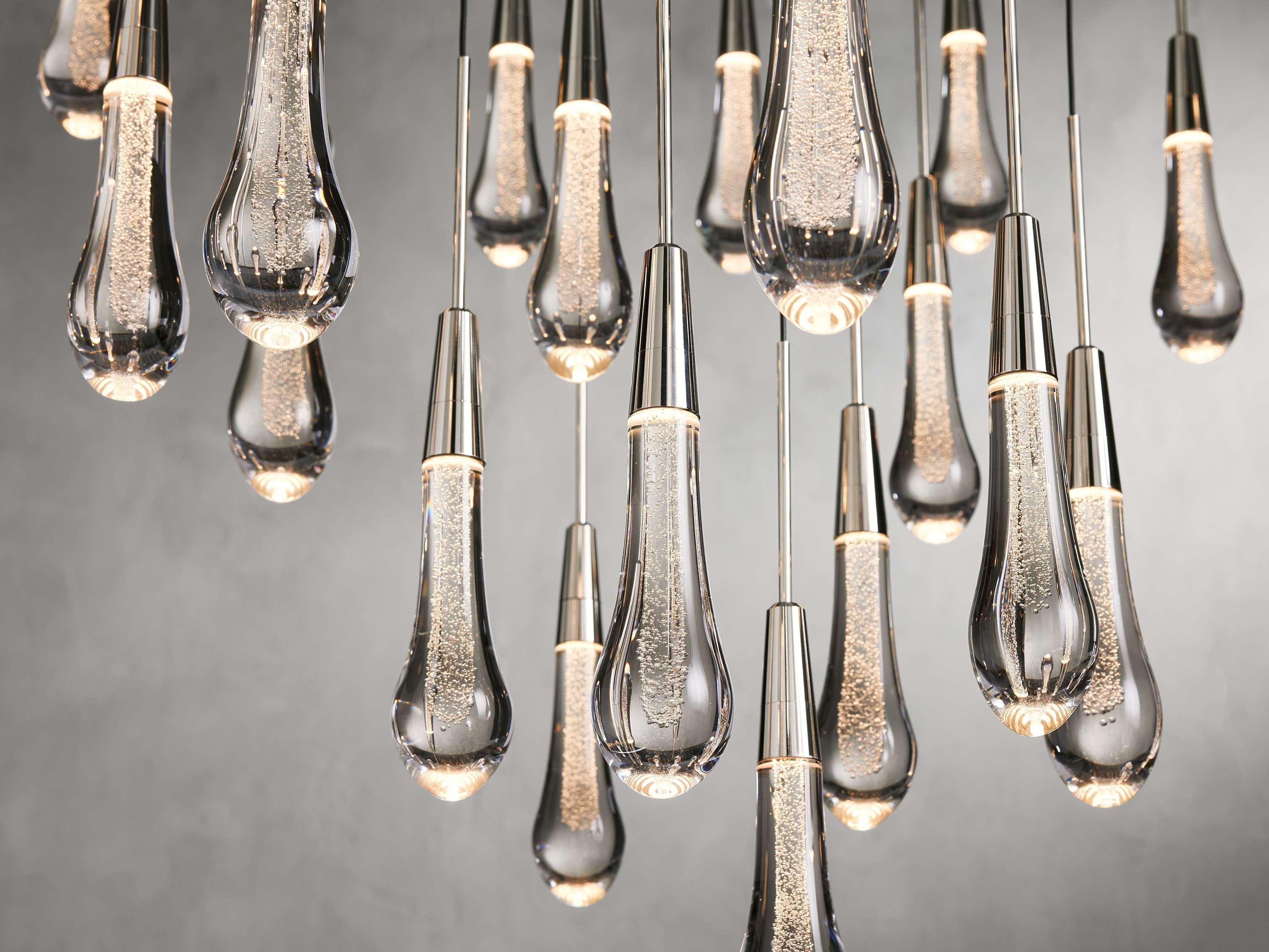 Soltaire Round Chandelier 17" 24" 36“ 58“