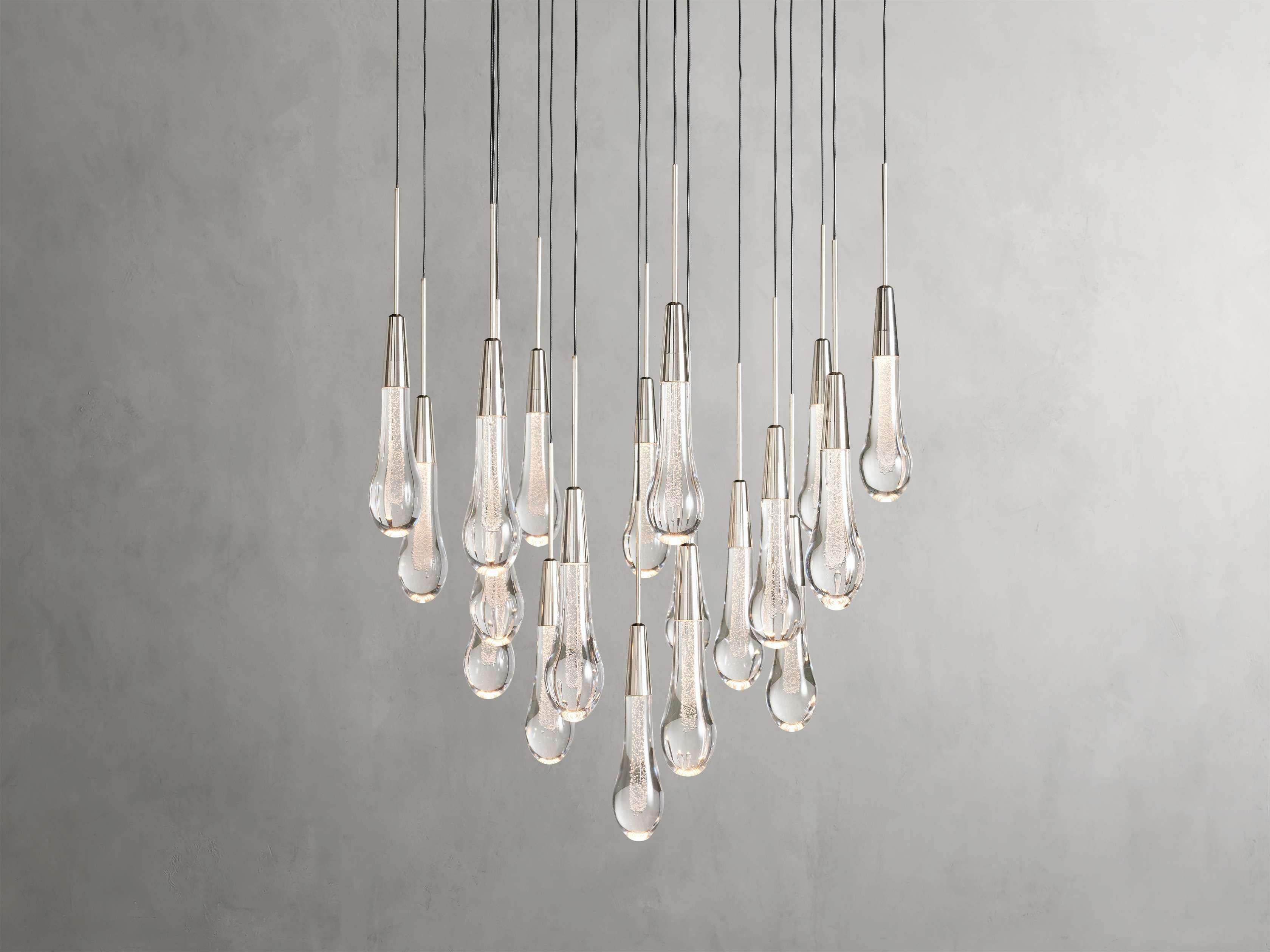 Soltaire Round Chandelier 17" 24" 36“ 58“