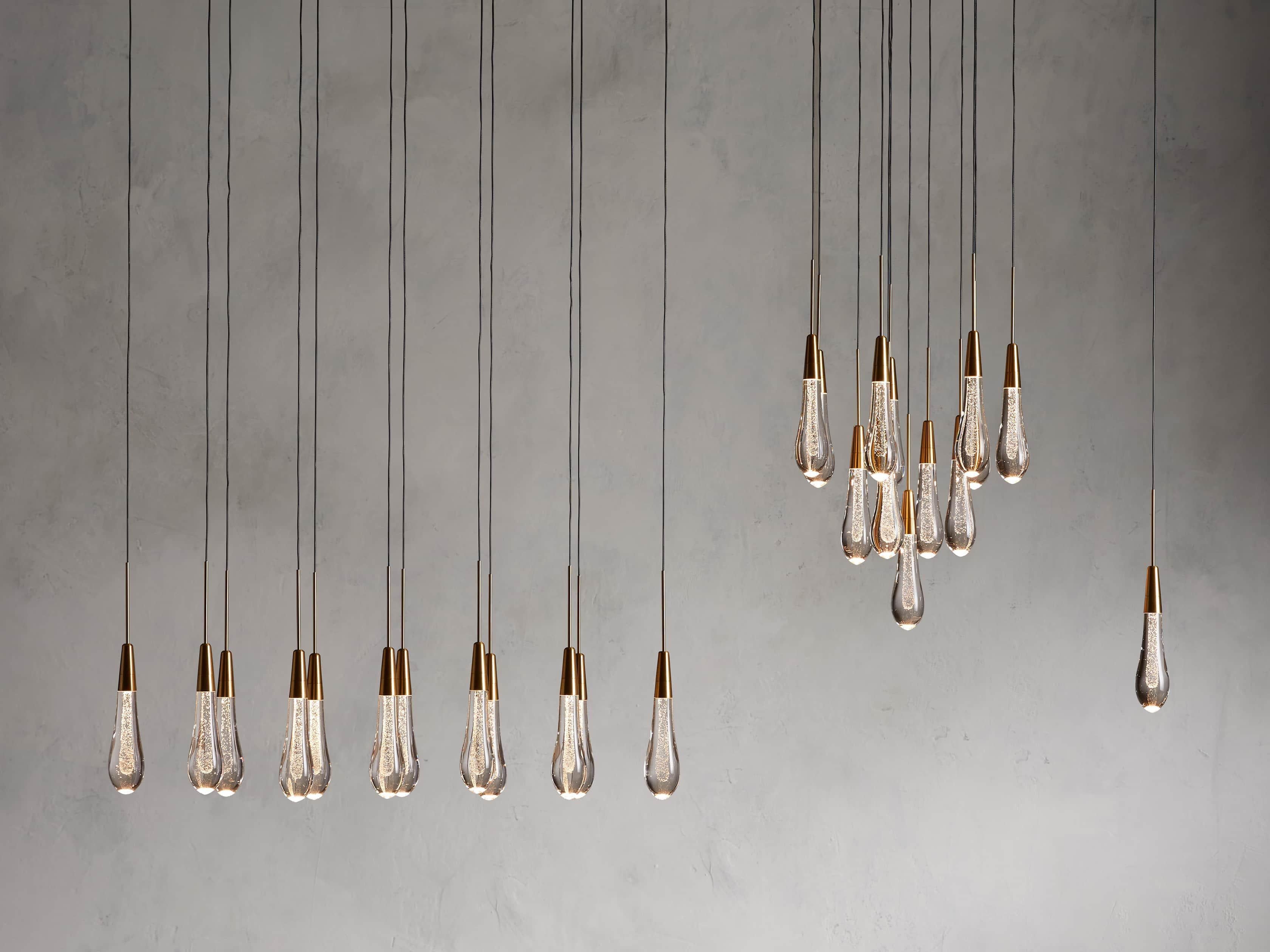 Soltaire Round Chandelier 17" 24" 36“ 58“