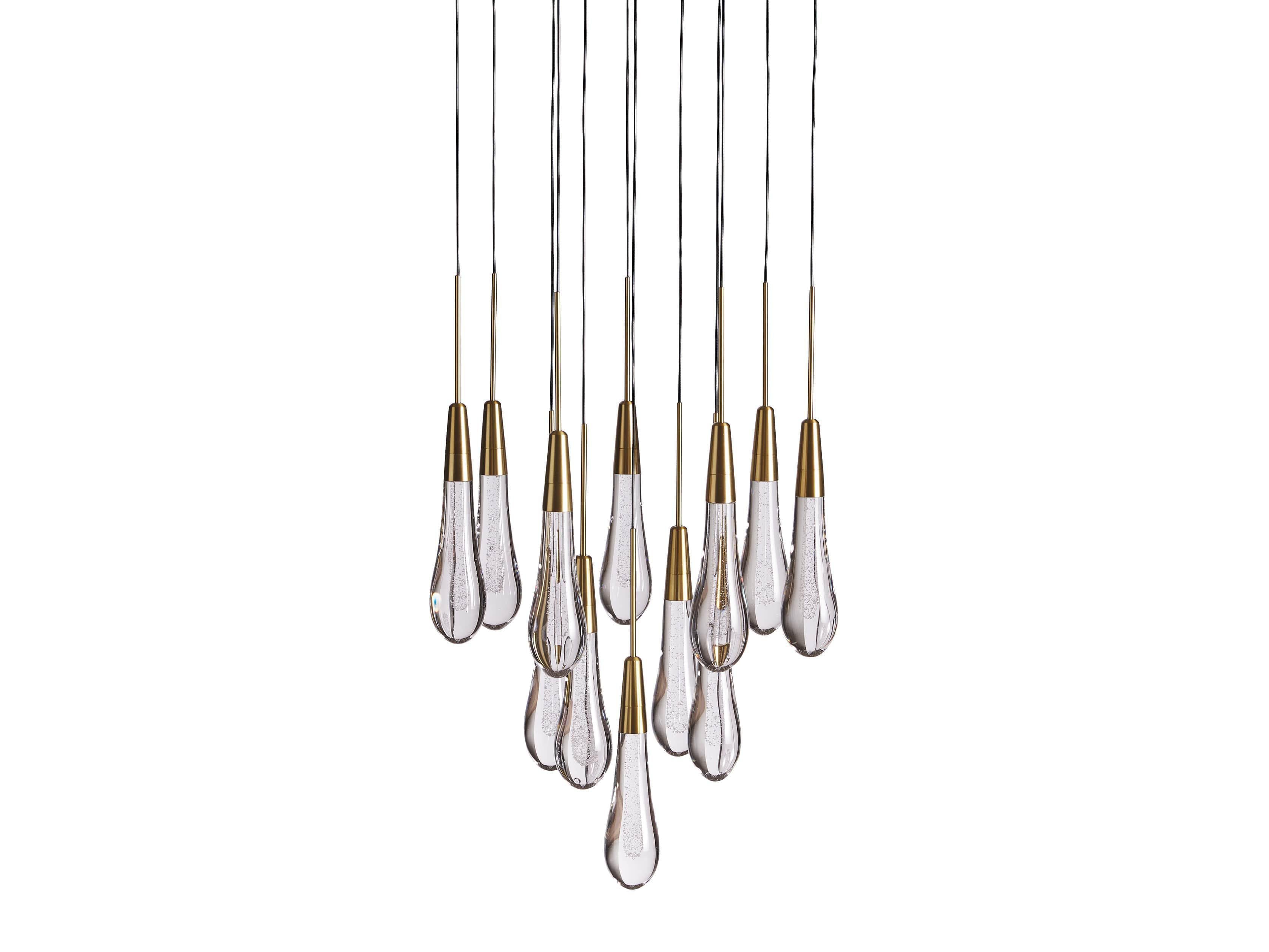 Soltaire Round Chandelier 17" 24" 36“ 58“
