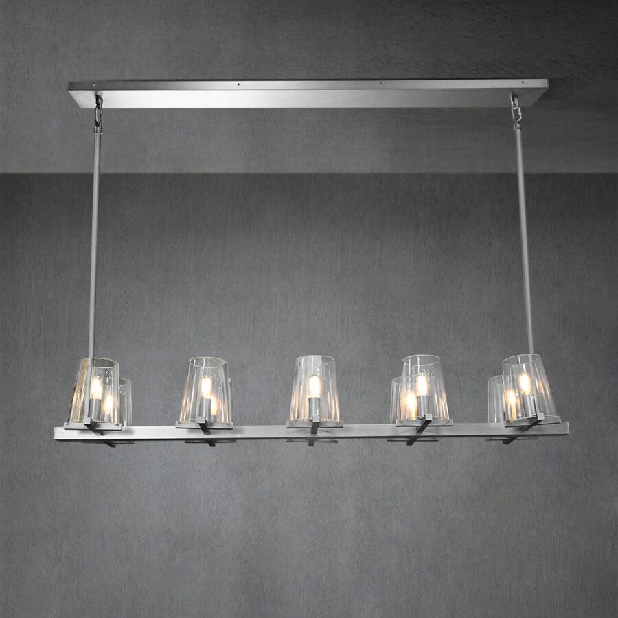 Paricia Glass Linear Chandelier 49", 60"