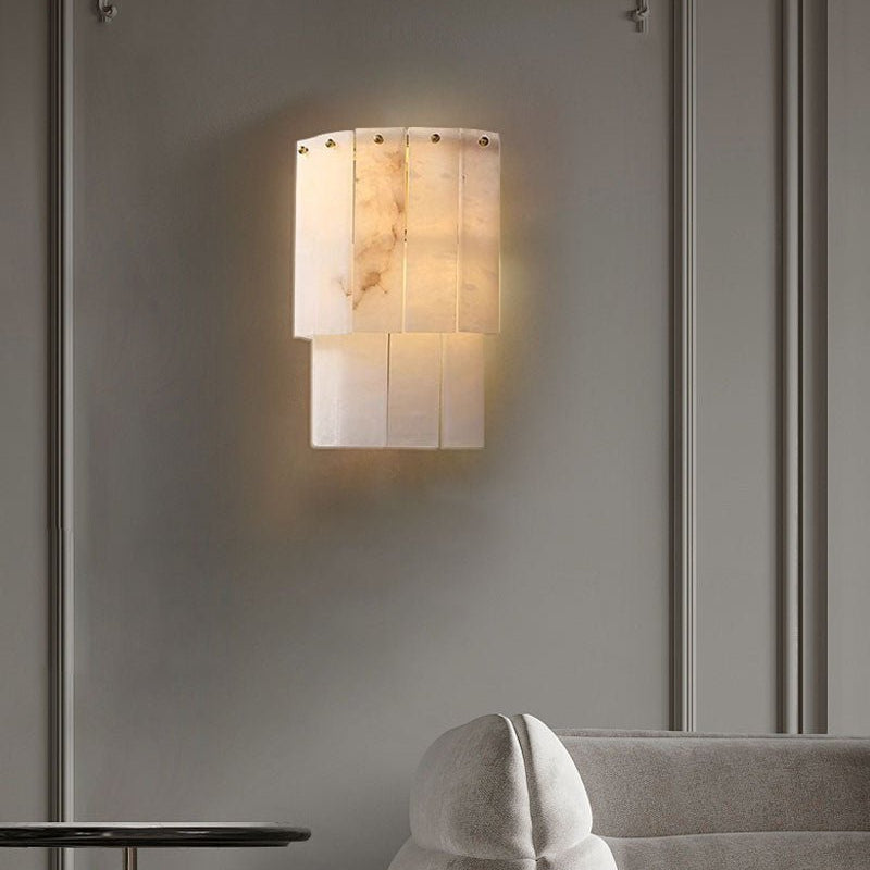 7-Layer Round Alabaster Chandelier lamp black for living room, bedroom, dining room-American Vintage chandelier lamp-Blushlighting-Blushlighting