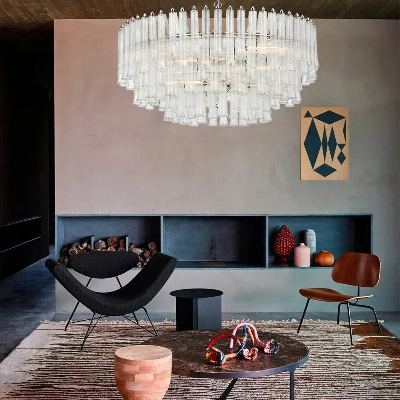 9 Light 20" Wide LED Lorelei Round Tiered Chandelier in Black Chain use for dining room American chandelier