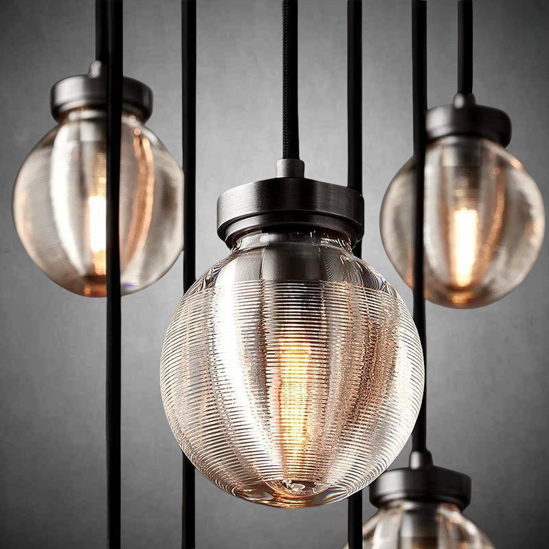 Pearls Round Chandelier 48"