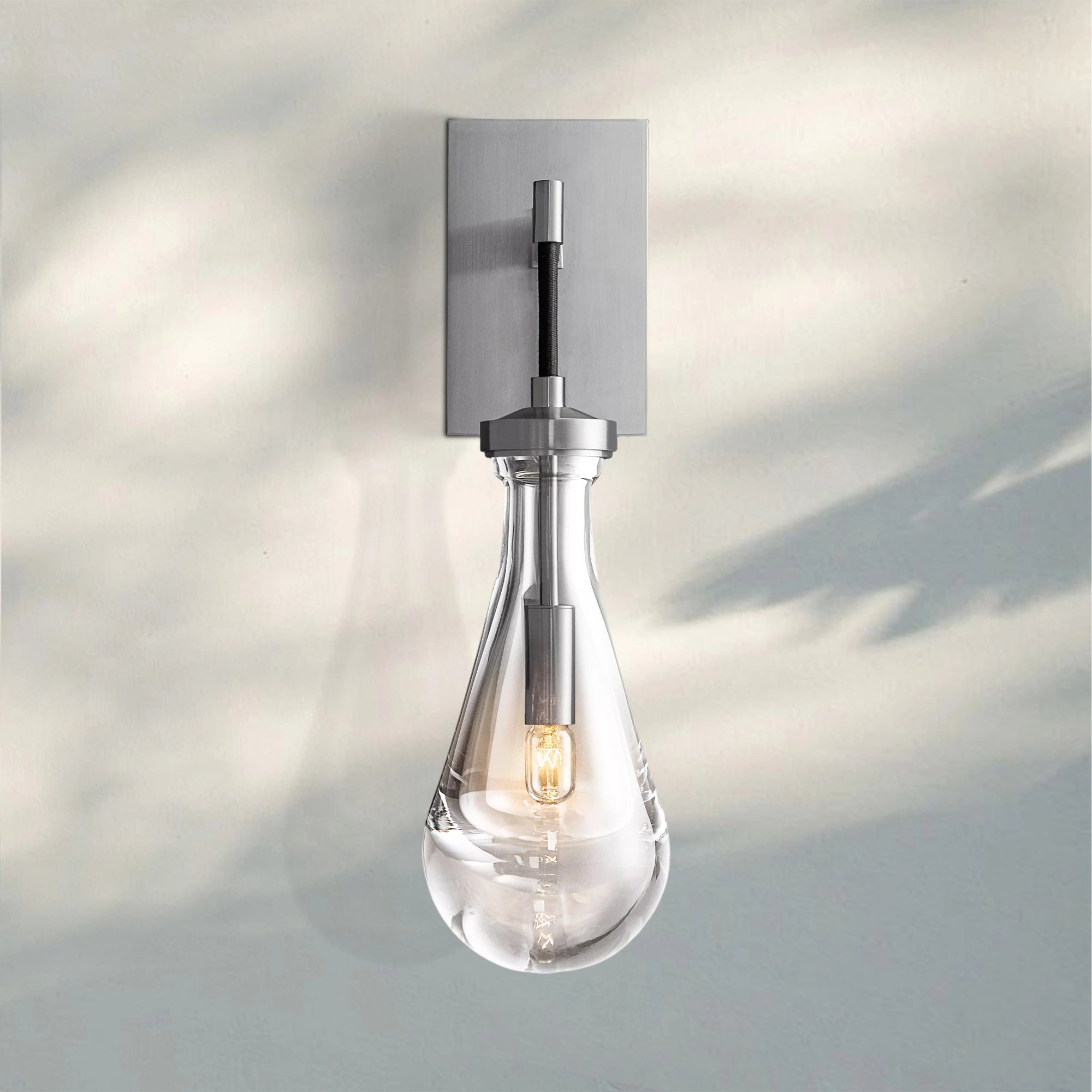 Raindrop Sconce Rod & Cord-wall sconce for bedroom,wall sconce for dining room,wall sconce for stairways,wall sconce for foyer,wall sconce for bathrooms,wall sconce for kitchen,wall sconce for living room-Blushlighting