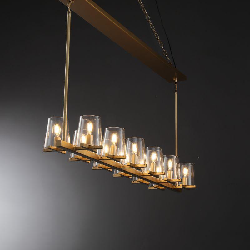 Paricia Glass Linear Chandelier 49", 60"