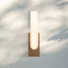 Aurora Alabaster Sconce Elegant LED Stone Lighting-Blushlighting