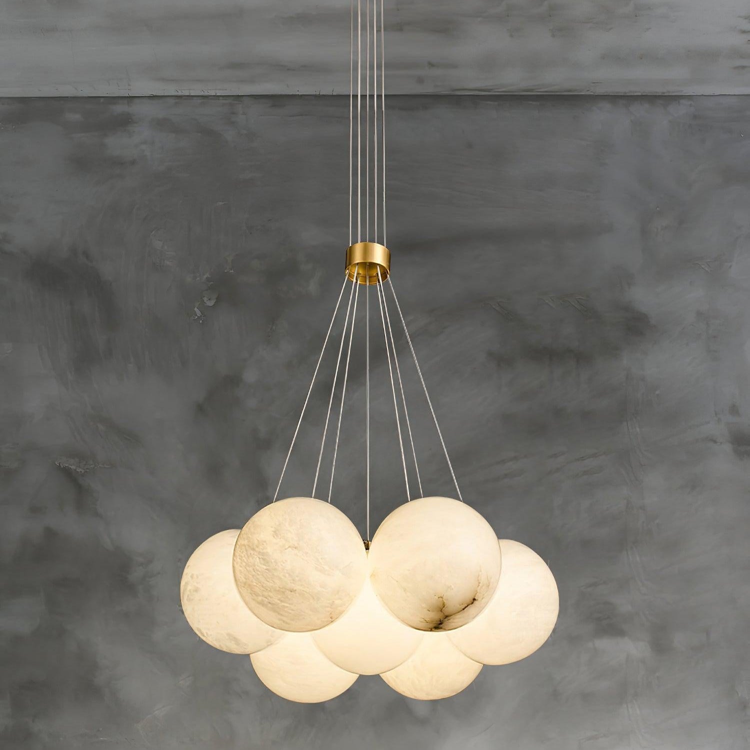 Alabaster Ceiling Pendant 7/19 Lights