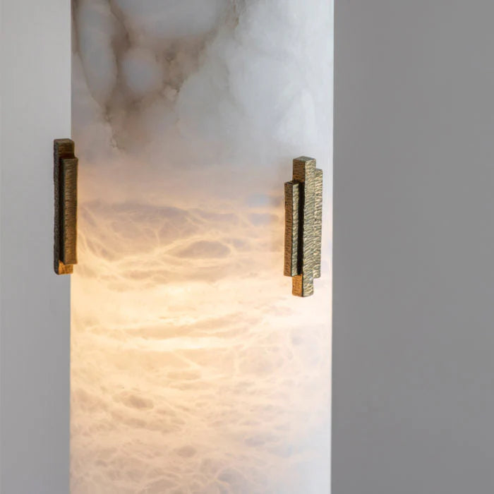Alabaster Pendant Light with Deco-Blushlighting