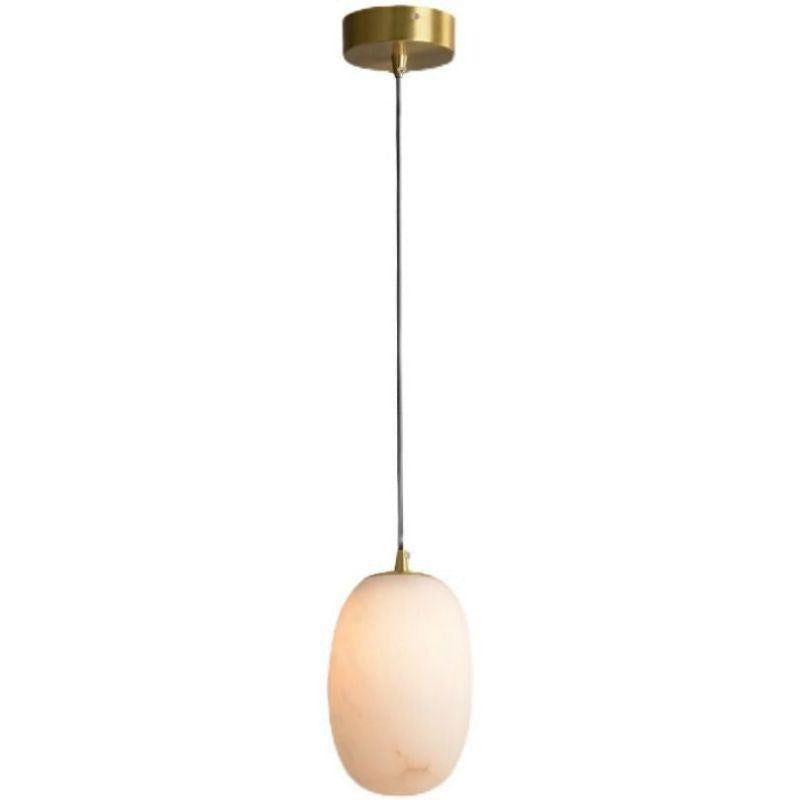 Alabaster Bedside Pendant Light-Pendant for living room,Pendant for kitchen,Pendant for bathrooms,Pendant for bedrooms,Pendant for foyer,Pendant for stairways,Pendant for dining room-Small-Blushlighting