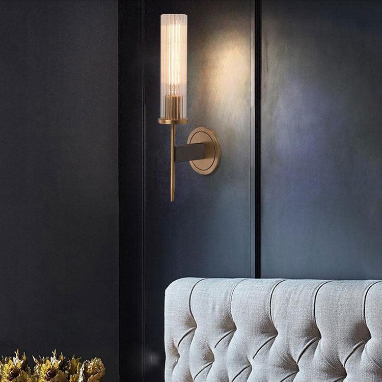 Cannel Industrial Single Candle Wall Sconce