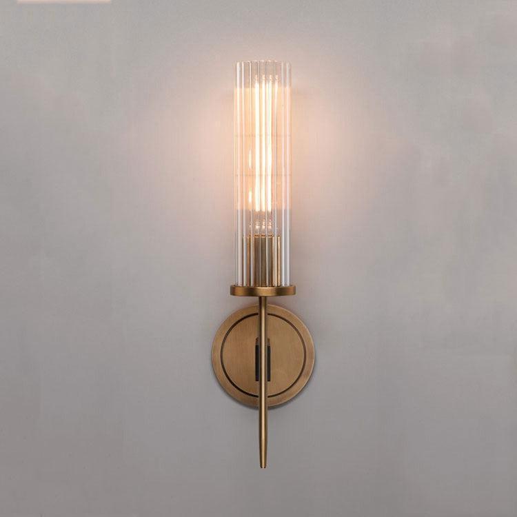 Cannel Industrial Single Candle Wall Sconce