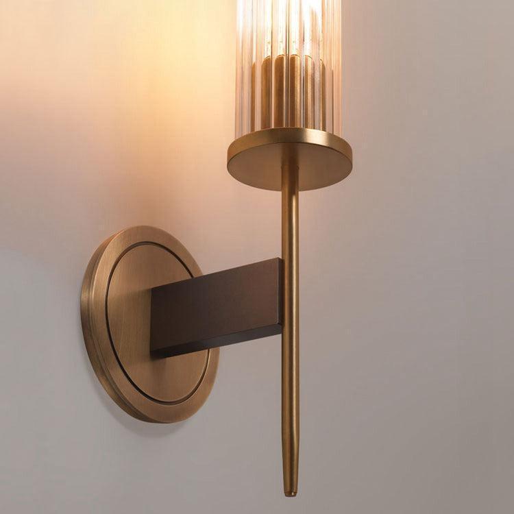 Cannel Industrial Single Candle Wall Sconce