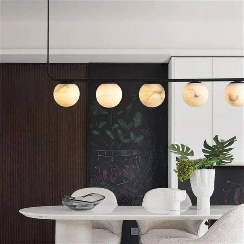 Alabaster Global Linear Chandelier 10.2"H-NORMAL-Blushlighting