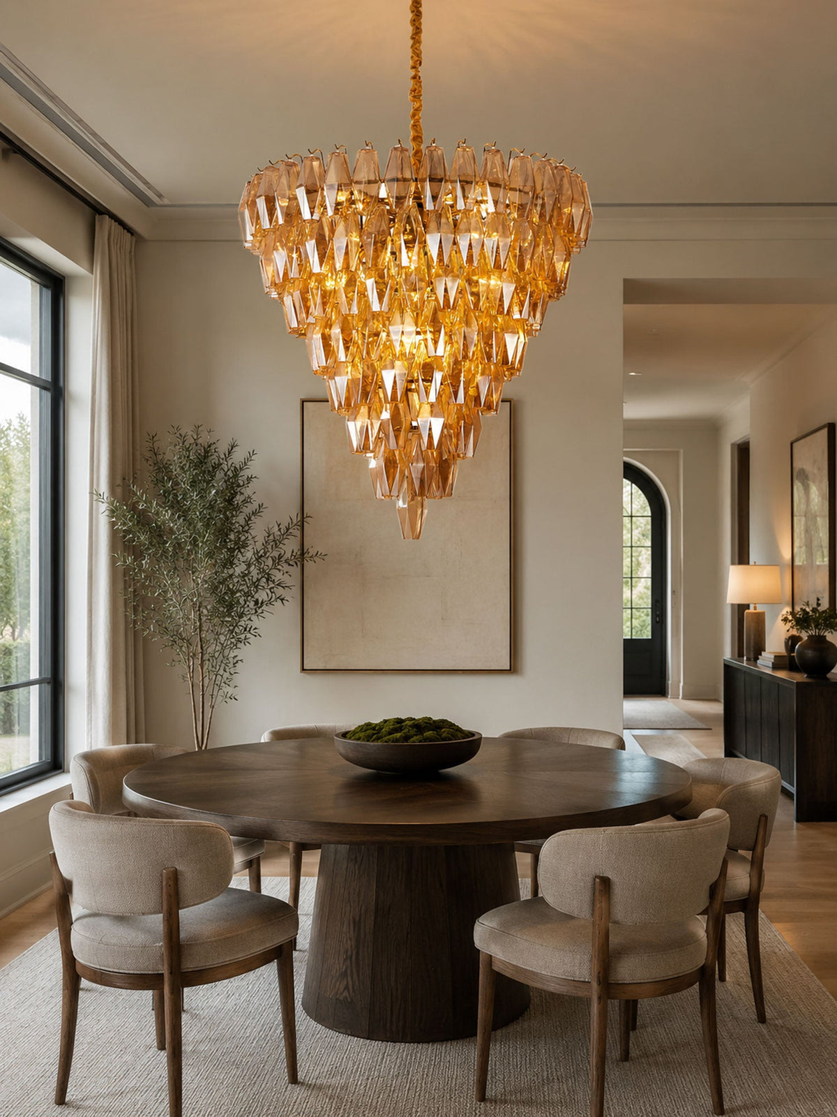 Amber Empire Chandelier - Vakkerlight